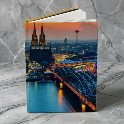 Cologne Cathedral Skyline at Golden Sunset