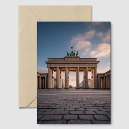 Brandenburg Gate Berlin Blue Sky