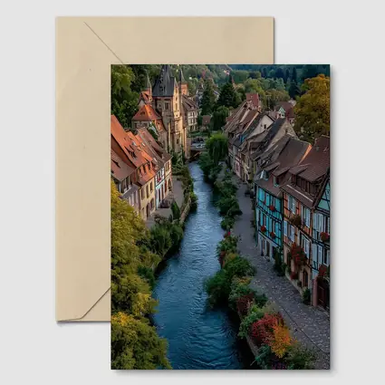 Colmar France Canal Half Timbered Houses