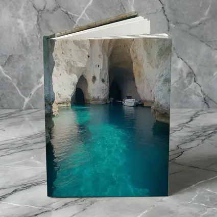 Blue Caves Clear Turquoise Water Milos Greece