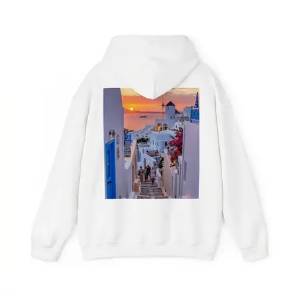Santorini Oia Village Sunset Sea View