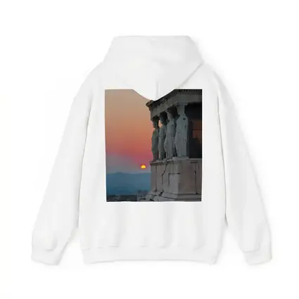 Erechtheion Caryatids Athens Sunset Greece