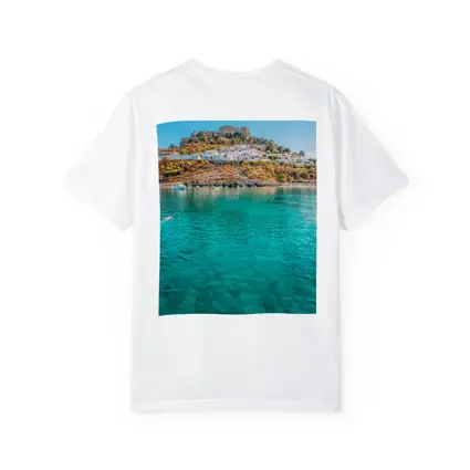 Lindos Acropolis Rhodes Greece Turquoise Bay