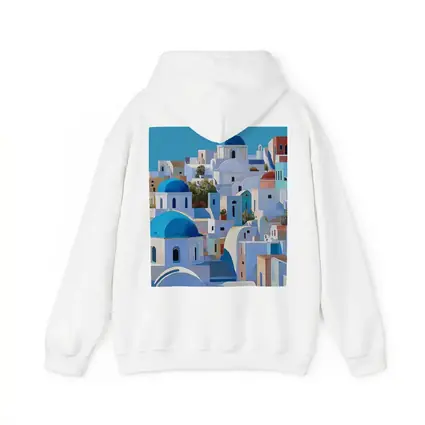 Santorini Blue Domed Churches White Village