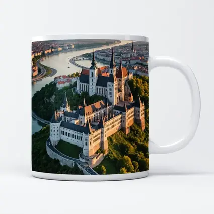Gothic Castle Aerial View River City