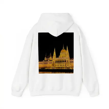 Budapest Parliament Building Glowing At Night