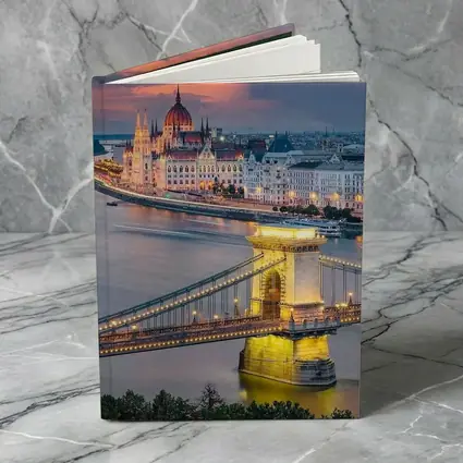 Budapest Chain Bridge Parliament Sunset Skyline
