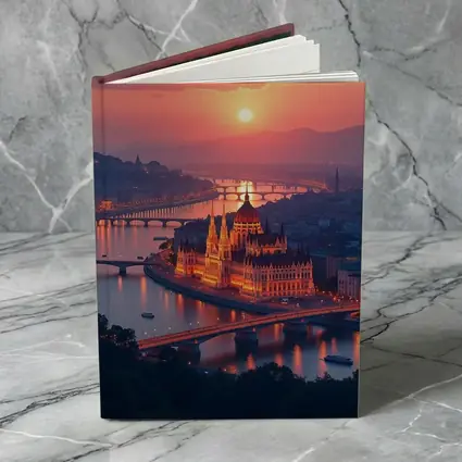 Budapest Parliament Building Danube River Sunset