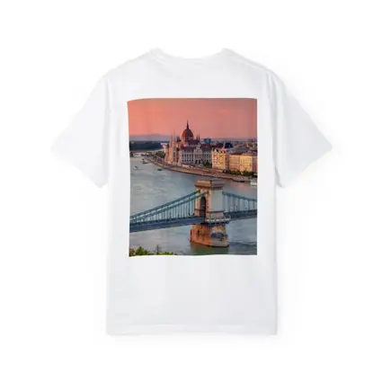 Budapest Chain Bridge Danube River Sunset