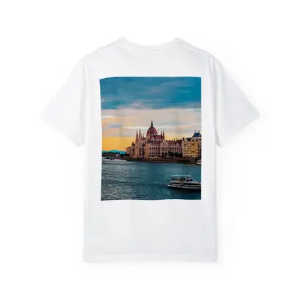 Budapest Parliament Building Danube River Sunset