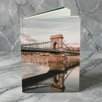 Budapest Chain Bridge Danube River Sunset