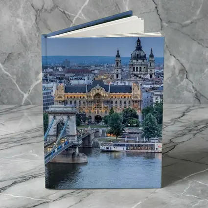 Budapest Chain Bridge Danube River City View
