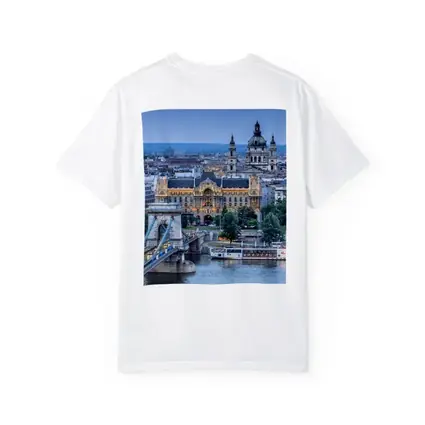 Budapest Chain Bridge Danube River City View