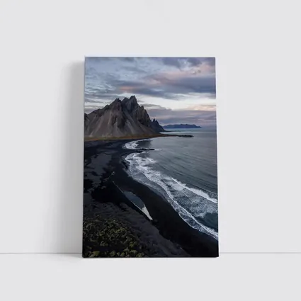 Vestrahorn Mountain Black Sand Beach Iceland