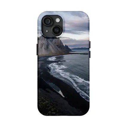 Vestrahorn Mountain Black Sand Beach Iceland