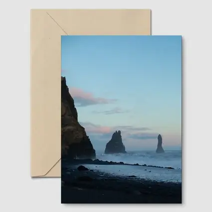 Reynisfjara Black Sand Beach Iceland Sea Stacks