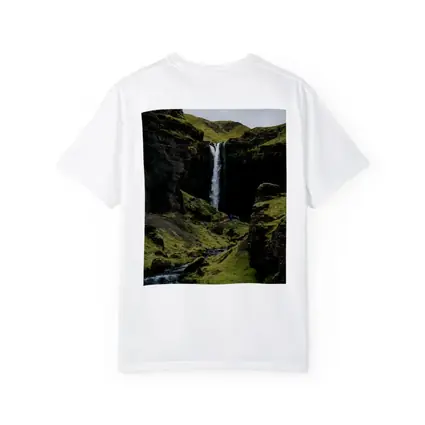 Iceland Waterfall Mossy Canyon River Landscape