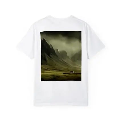 Dramatic Mountain Valley Iceland Moody Landscape