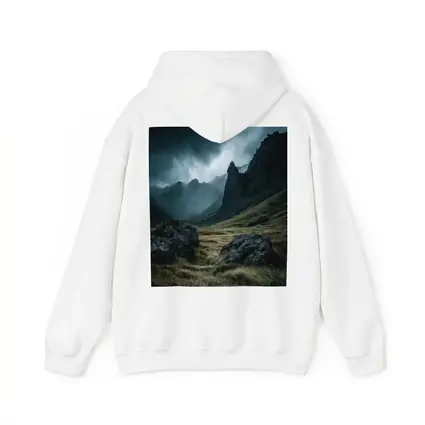 Dark Moody Mountain Valley Storm Clouds
