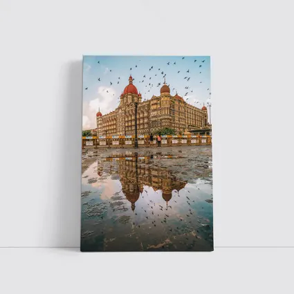 Taj Mahal Palace Hotel Mumbai Reflection Birds