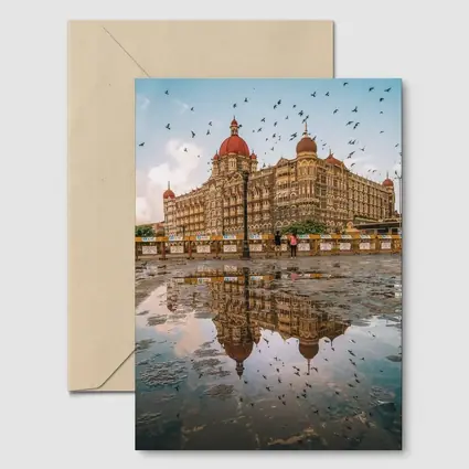 Taj Mahal Palace Hotel Mumbai Reflection Birds
