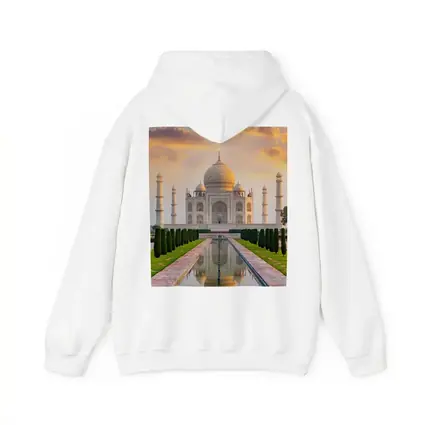 Taj Mahal Sunset Golden Sky India
