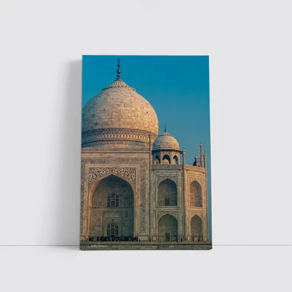 Taj Mahal Dome Blue Sky India