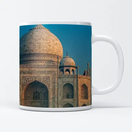 Taj Mahal Dome Blue Sky India