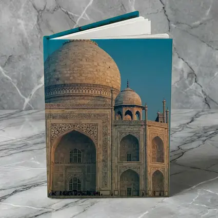 Taj Mahal Dome Blue Sky India