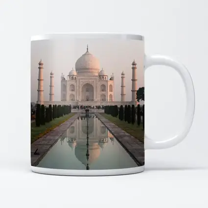 Taj Mahal Reflection Pool Agra India