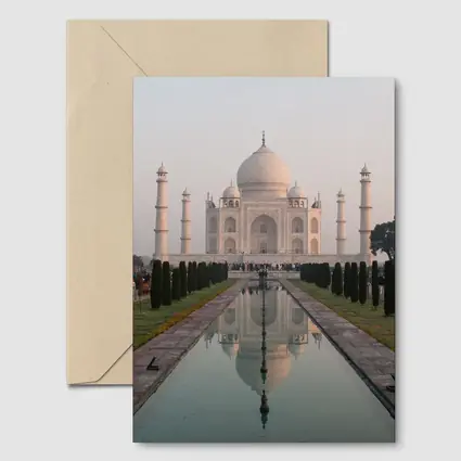 Taj Mahal Reflection Pool Agra India