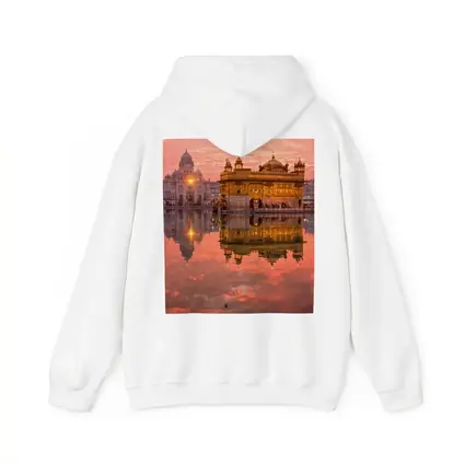 Golden Temple Amritsar Pink Sunset Reflection
