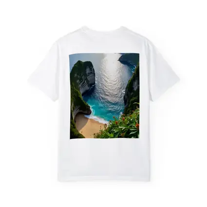 Tropical Cliffside Beach Turquoise Ocean View