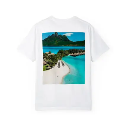 Bora Bora Tropical Beach Crystal Blue Lagoon