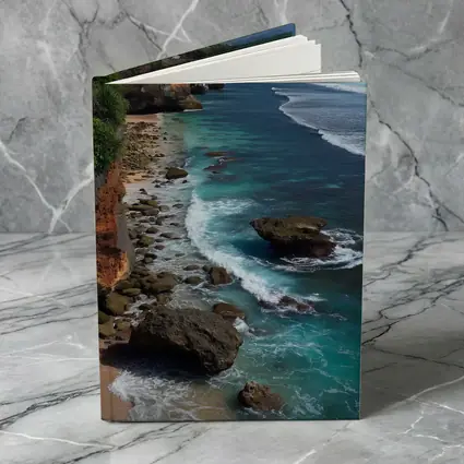 Bali Cliffside Turquoise Ocean Rocky Beach