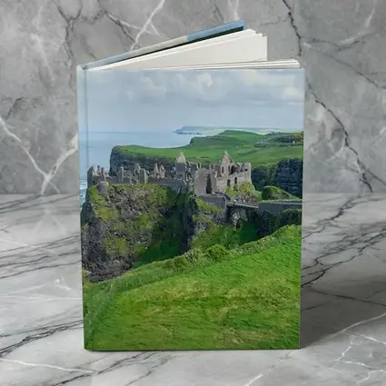 Dunluce Castle Ruins Irish Coastal Cliffs