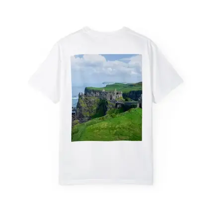 Dunluce Castle Ruins Irish Coastal Cliffs