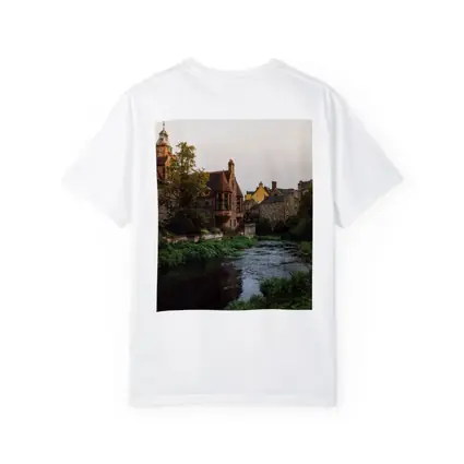 Dean Village River Edinburgh Scotland Stone Buildings