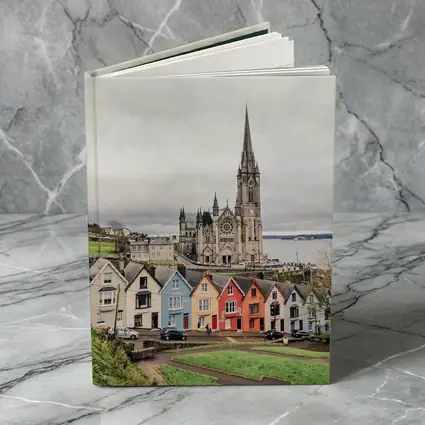 Cobh Ireland Colorful Houses Cathedral View