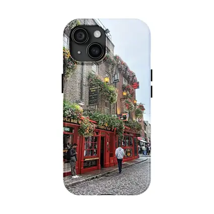 Temple Bar Pub Dublin Street Scene