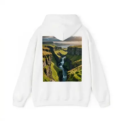 Green Cliffside Canyon Waterfall Coastal Landscape