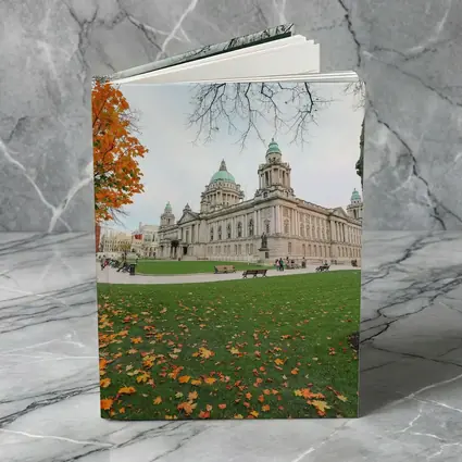 Belfast City Hall Autumn Leaves Ireland