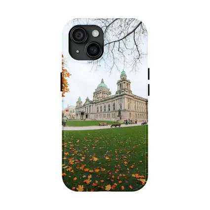 Belfast City Hall Autumn Leaves Ireland