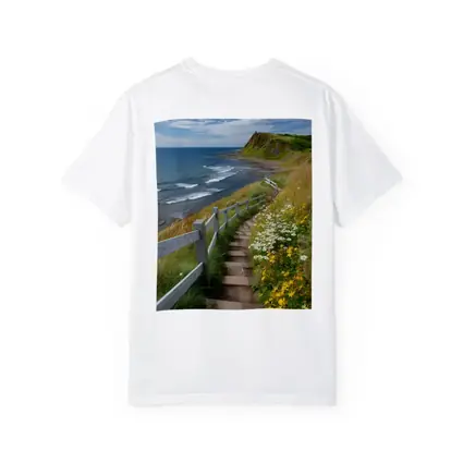 Coastal Cliffside Path Wildflowers Ocean View