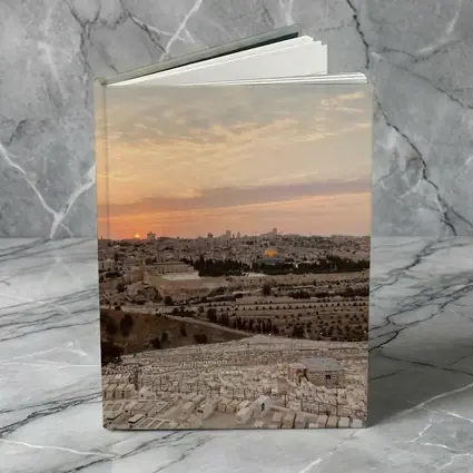 Jerusalem Old City Sunset Panoramic View