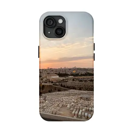 Jerusalem Old City Sunset Panoramic View