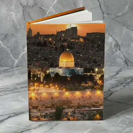 Dome of the Rock Jerusalem Sunset Skyline