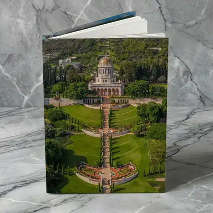 Bahai Gardens Shrine Haifa Israel Aerial View