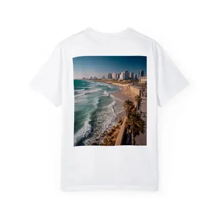 Tel Aviv Coastline Beach Skyline Aerial View