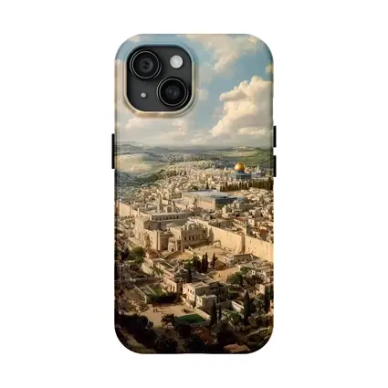 Jerusalem Old City Aerial Panoramic View